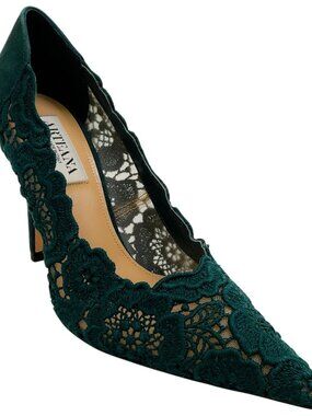 Arteana Cyprus Green Lace / Suede Pumps